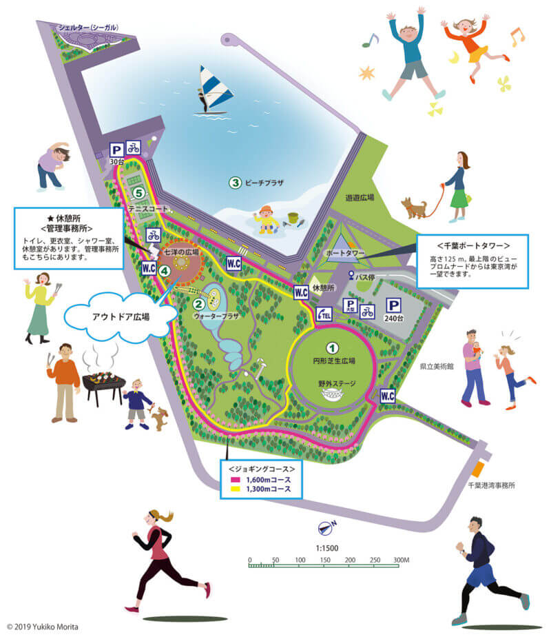 千葉ポートパークマップ