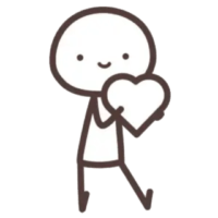 吹き出し/シンプル人間